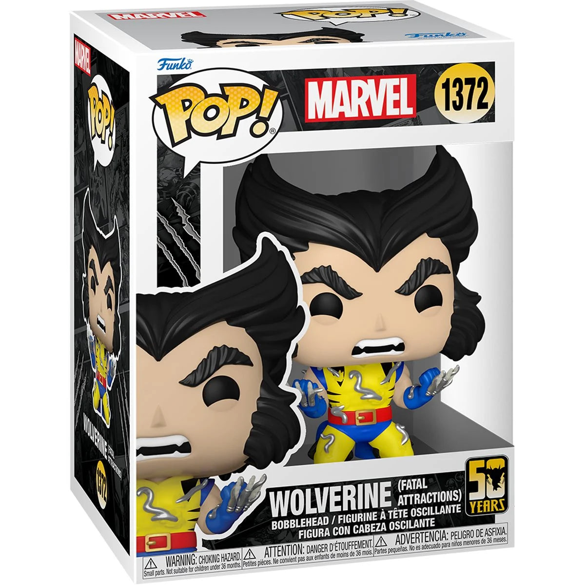 Wolverine 50th Anniversary (Fatal Attractions) Funko Pop!