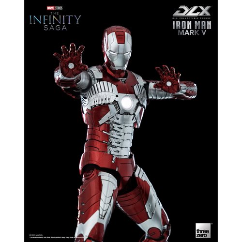 Marvel Studios: The Infinity Saga Iron Man Mark 5 DLX Action Figure By Threezero