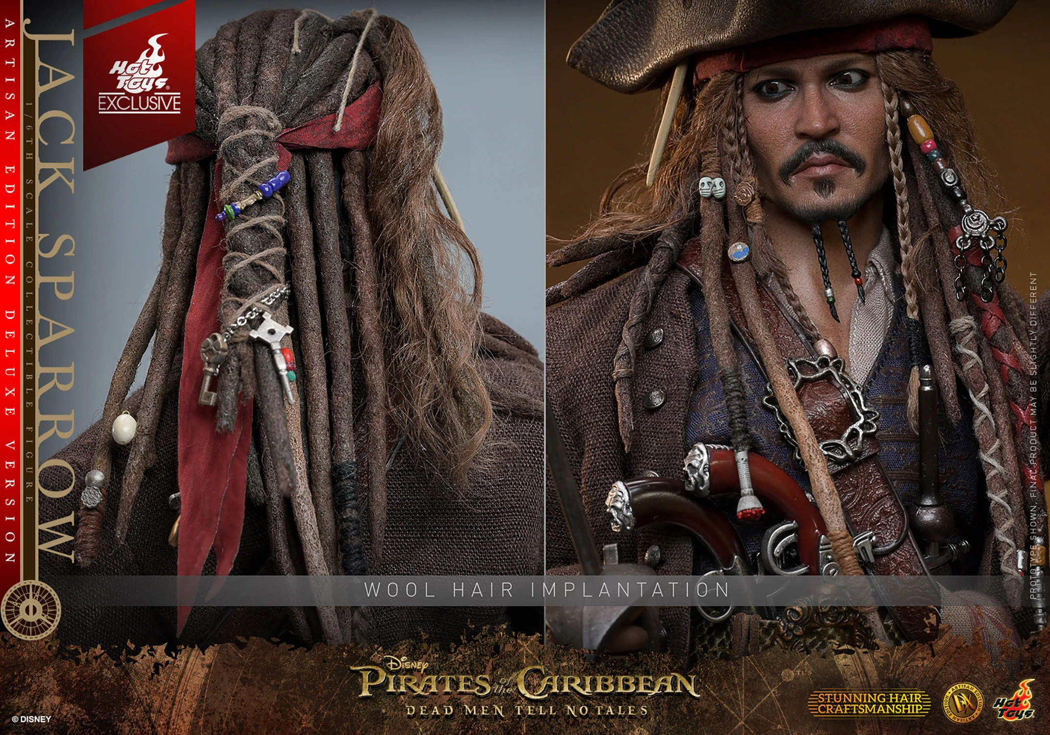Jack Sparrow (Artisan Edition Deluxe Version) by Hot Toys