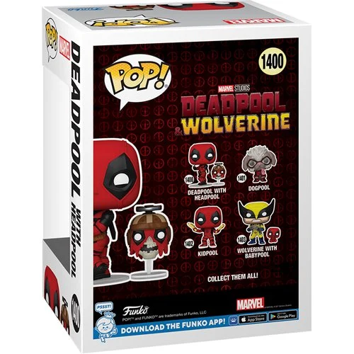 Deadpool & Wolverine Deadpool with Headpool Funko Pop!