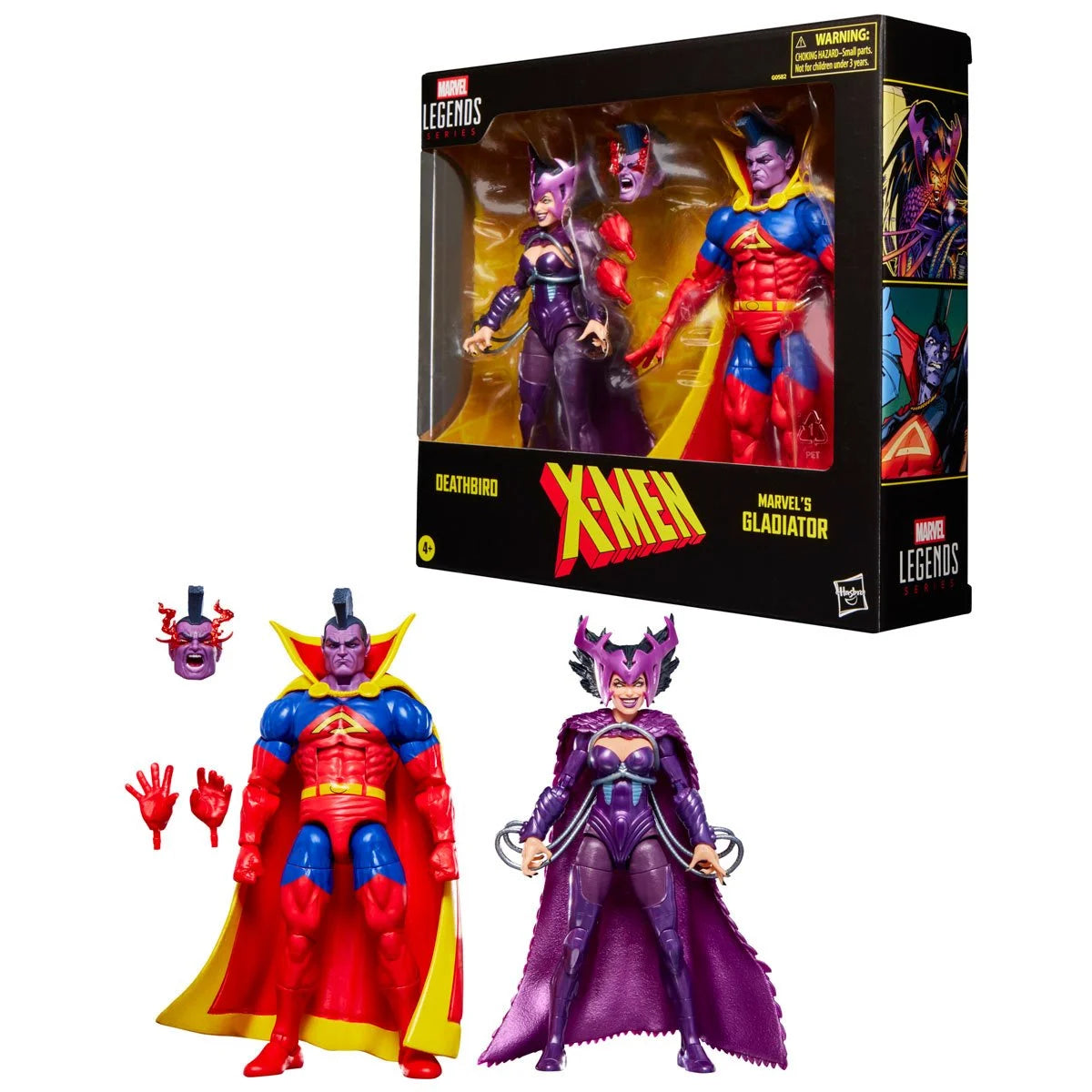 X-Men Marvel Legends Series Deathbird & Marvel’s Gladiator Action Figures