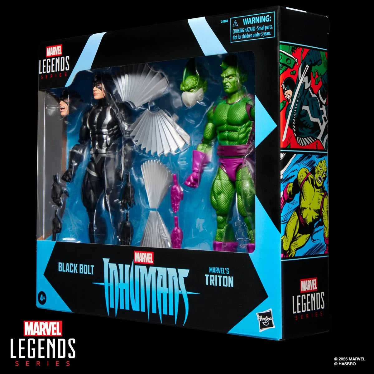 Inhumans Marvel Legends Black Bolt & Marvel’s Triton 2 Pack Action Figures
