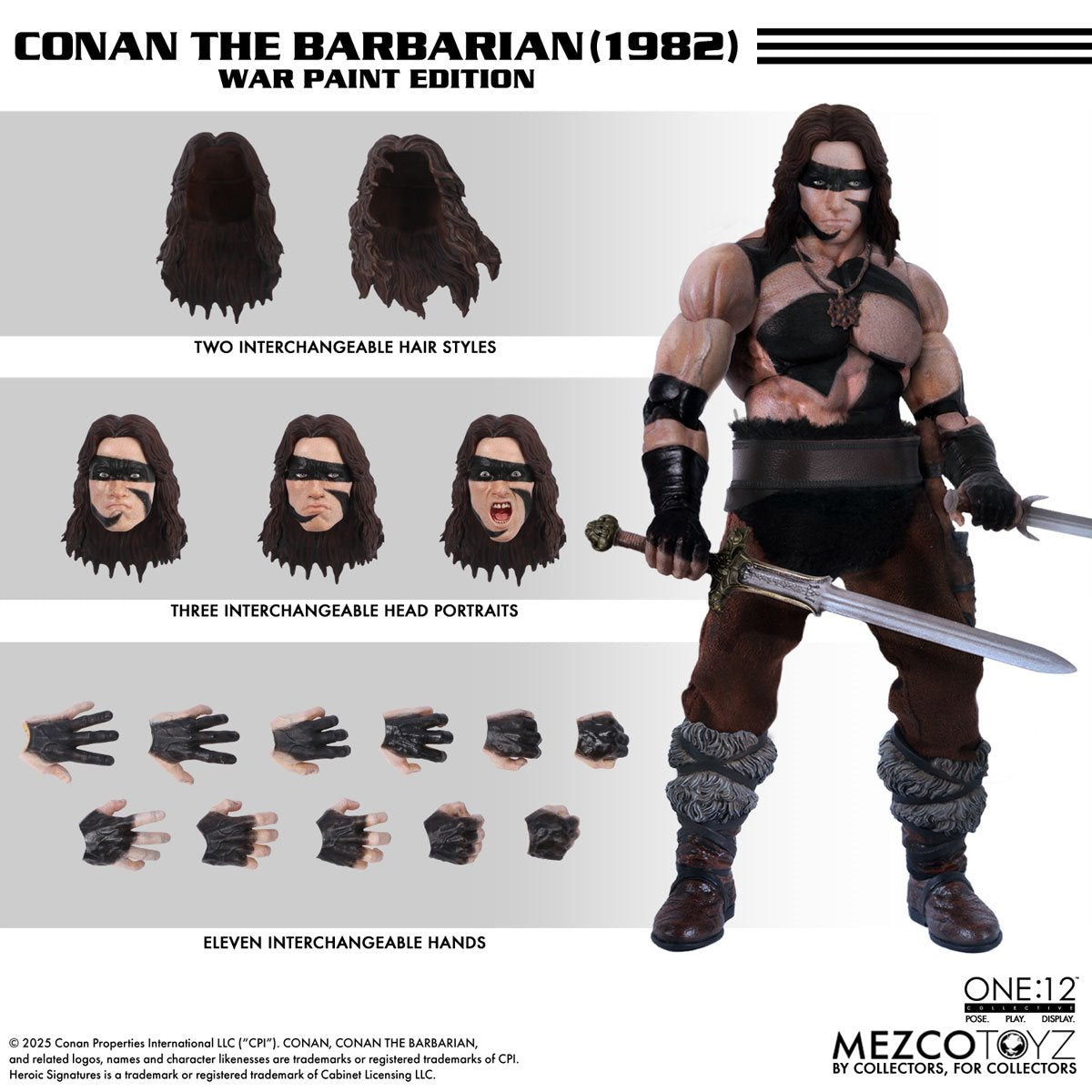 Conan The Barbarian (1982): War Paint Edition One:12 Collection Action Figure