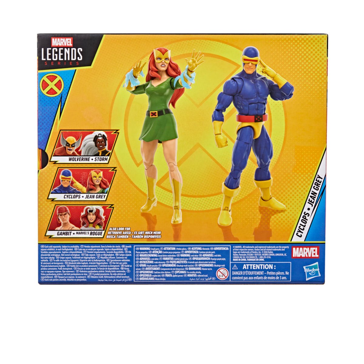 X-Men 97 Marvel Legends Cyclops and Jean Grey Action Figure