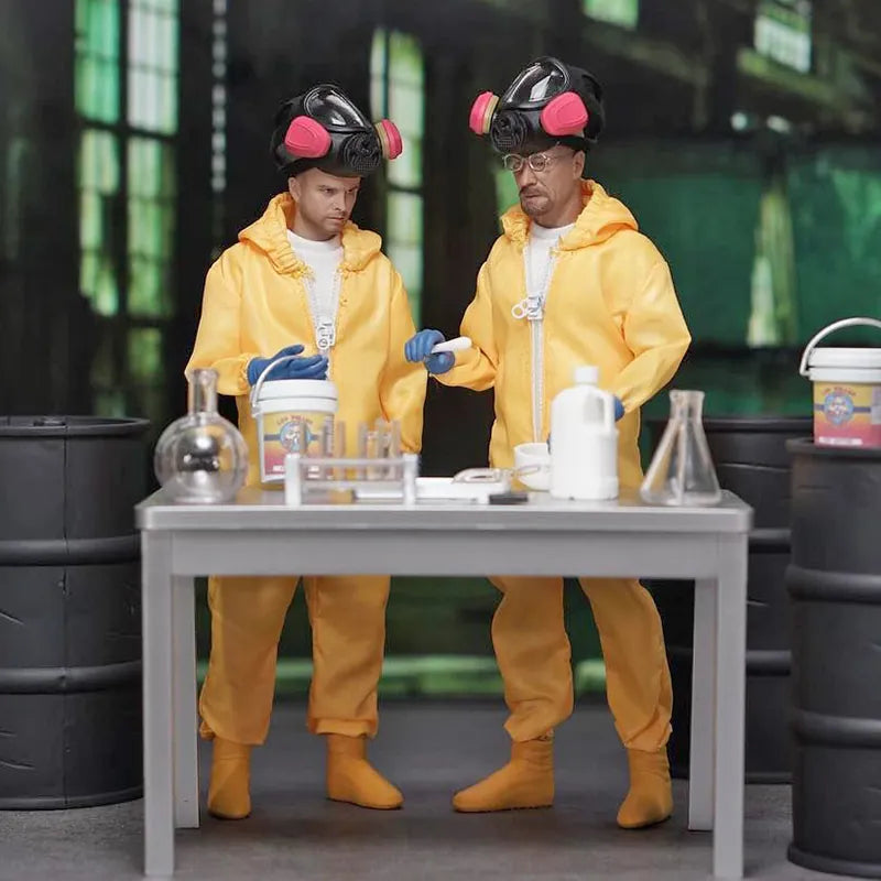 Manipple 1/12 Drug Dealer Hazmat Suit Combo (Two Pack Set)