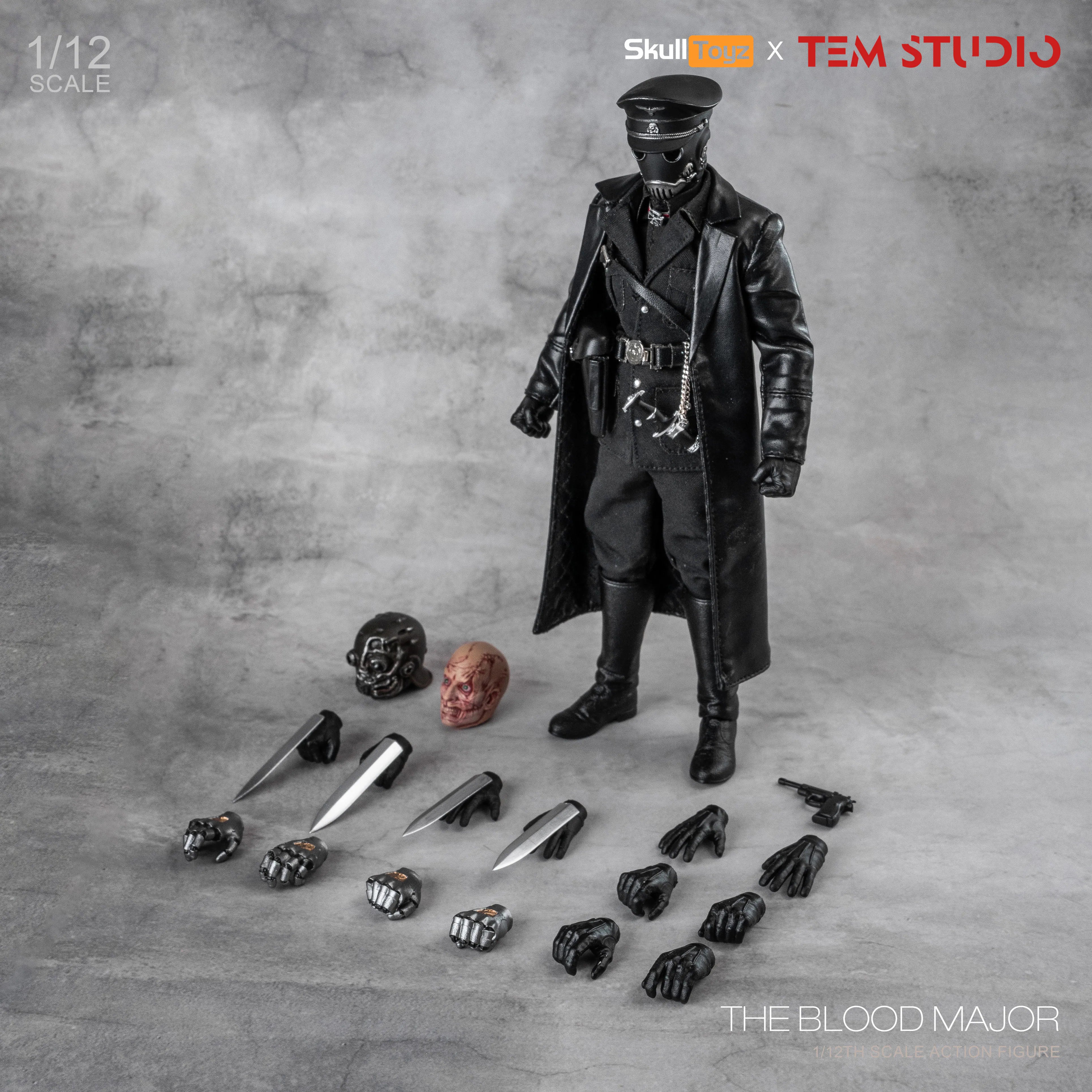 The Blood Major Action Figure from TEM STUDIO x Skull Toyz