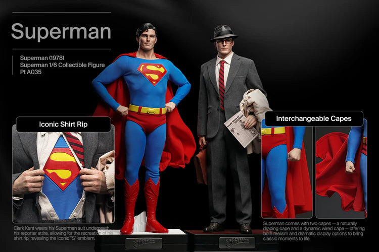 Superman (1978) Superman 1/6 Collectible Deluxe Version Figure By Inart