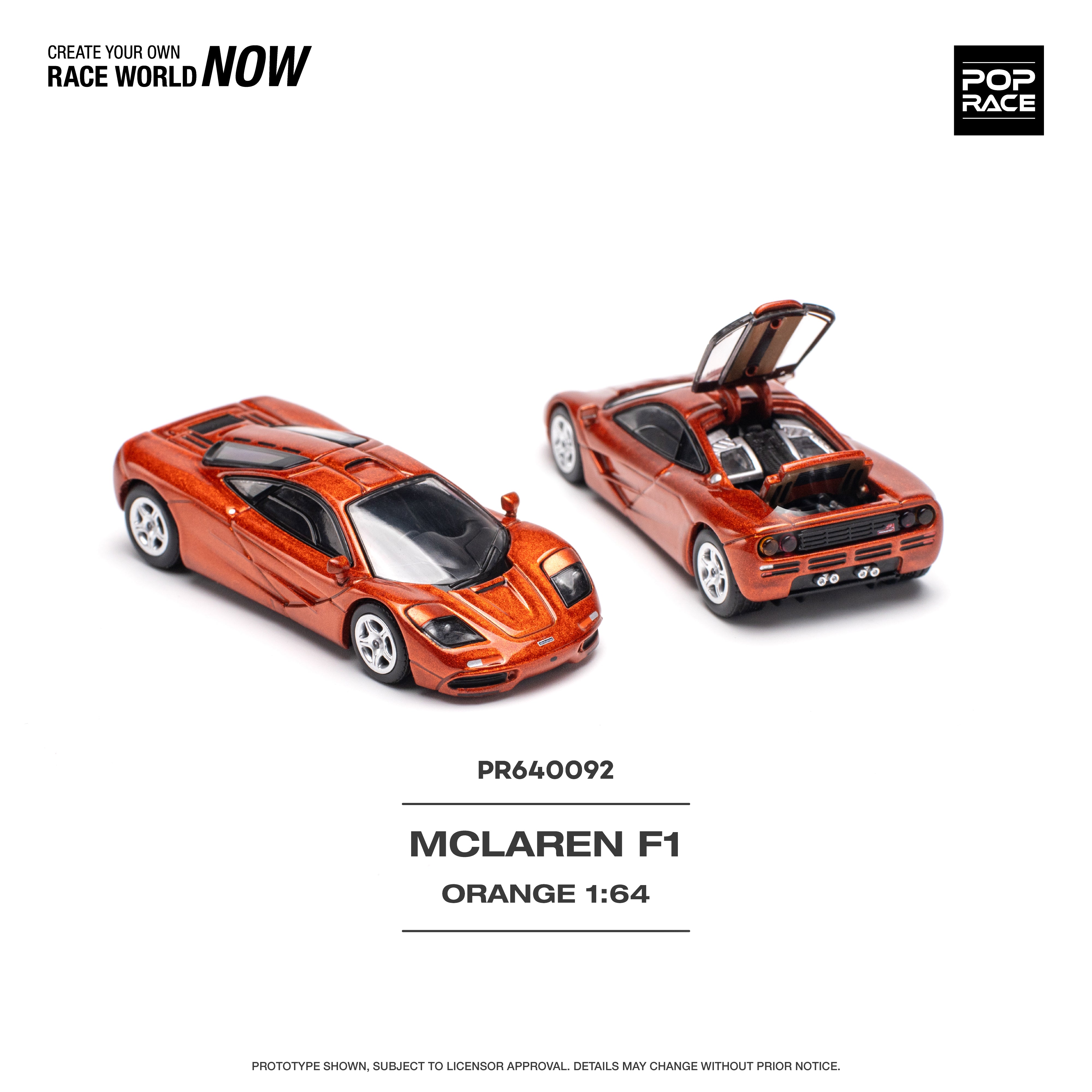 McLAREN F1 - Orange PR640920 by Pop Race