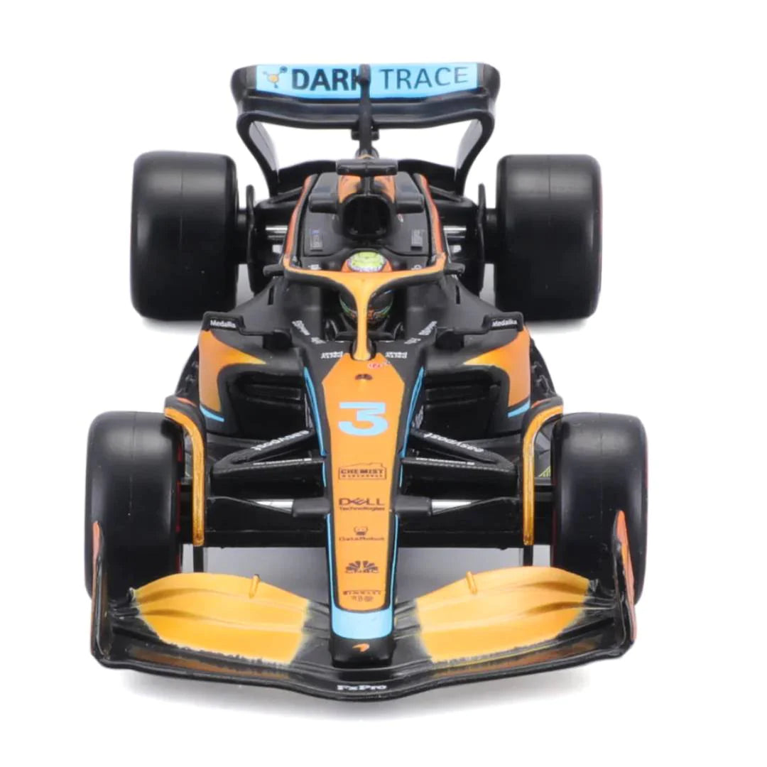 2022 McLaren MCL36 #3 Daniel Ricciardo 1:43  Scale Model Car Collectible By Bburago
