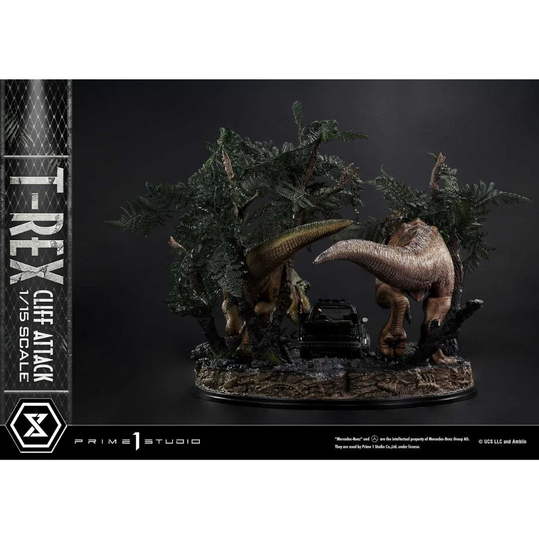 The Lost World: Jurassic Park (Film) T-Rex Cliff Attack By Prime1 Studio