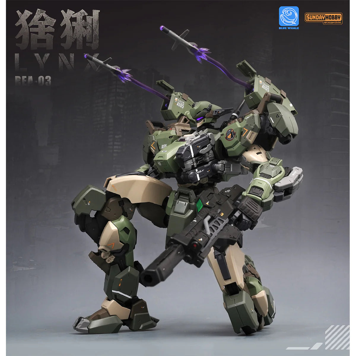 Mingjiang Legend Blue Whale Series REA-03 Lynx Model Kits