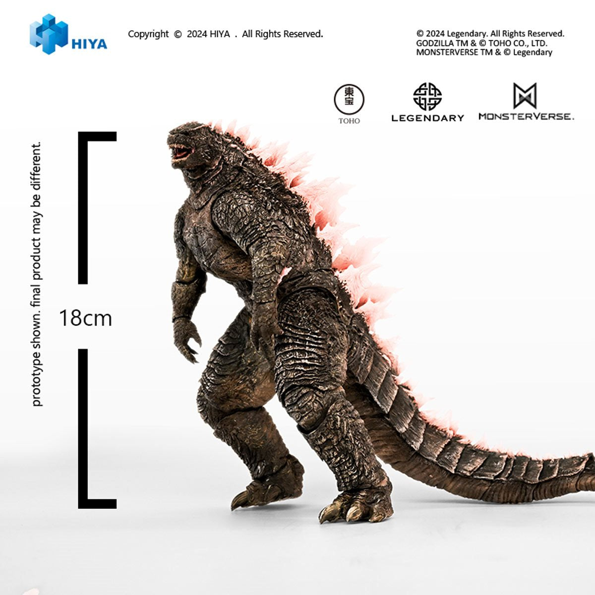 Godzilla x Kong: The New Empire Godzilla Evolved Exquisite Basic Action Figure - Previews Exclusive