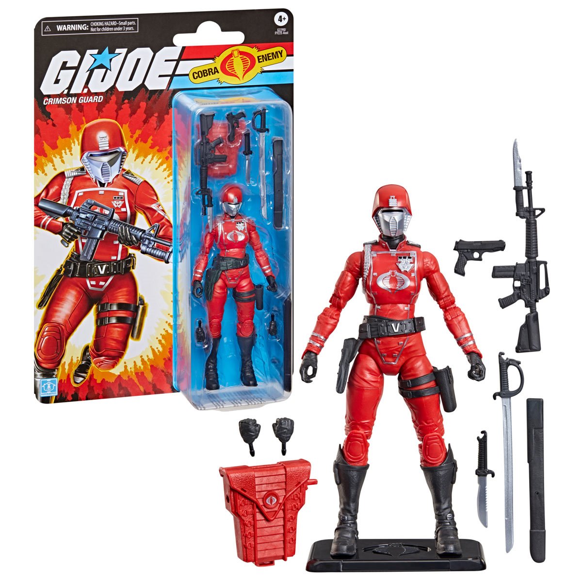 G.I. Joe Classified Series Retro Cardback Crimson Guard Action Figure