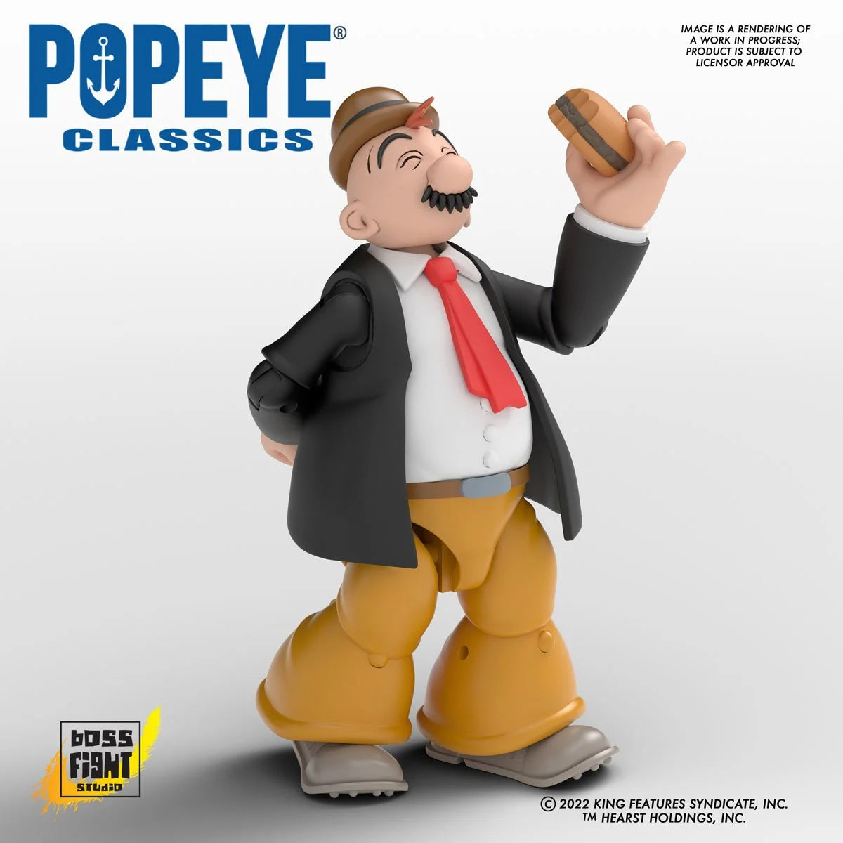 Popeye Classics Wave 2 J. Wellington Wimpy Action Figure By Boss Fight Studio