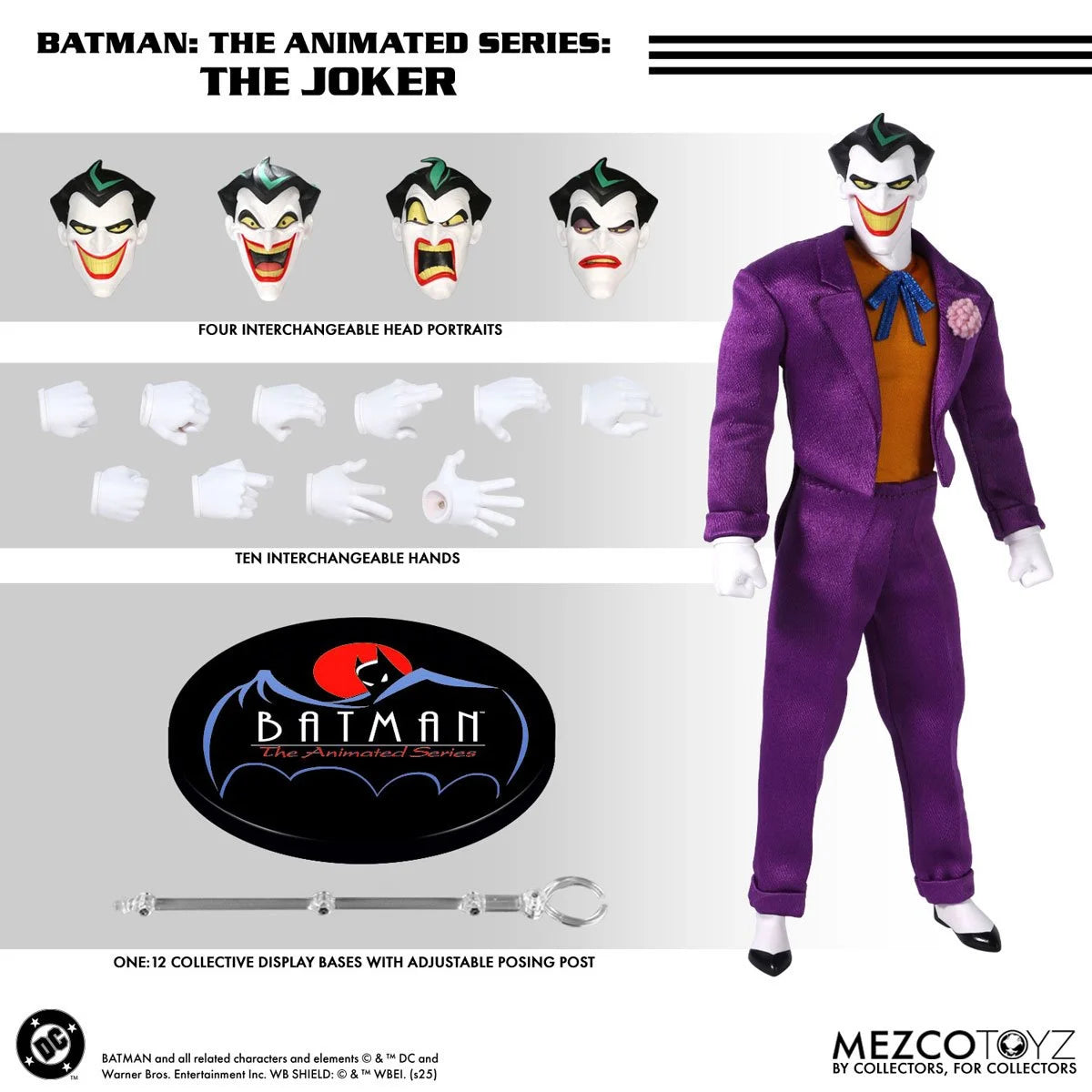 Batman: The Animated Series The Joker One:12 Collective Action Figure by Mezco