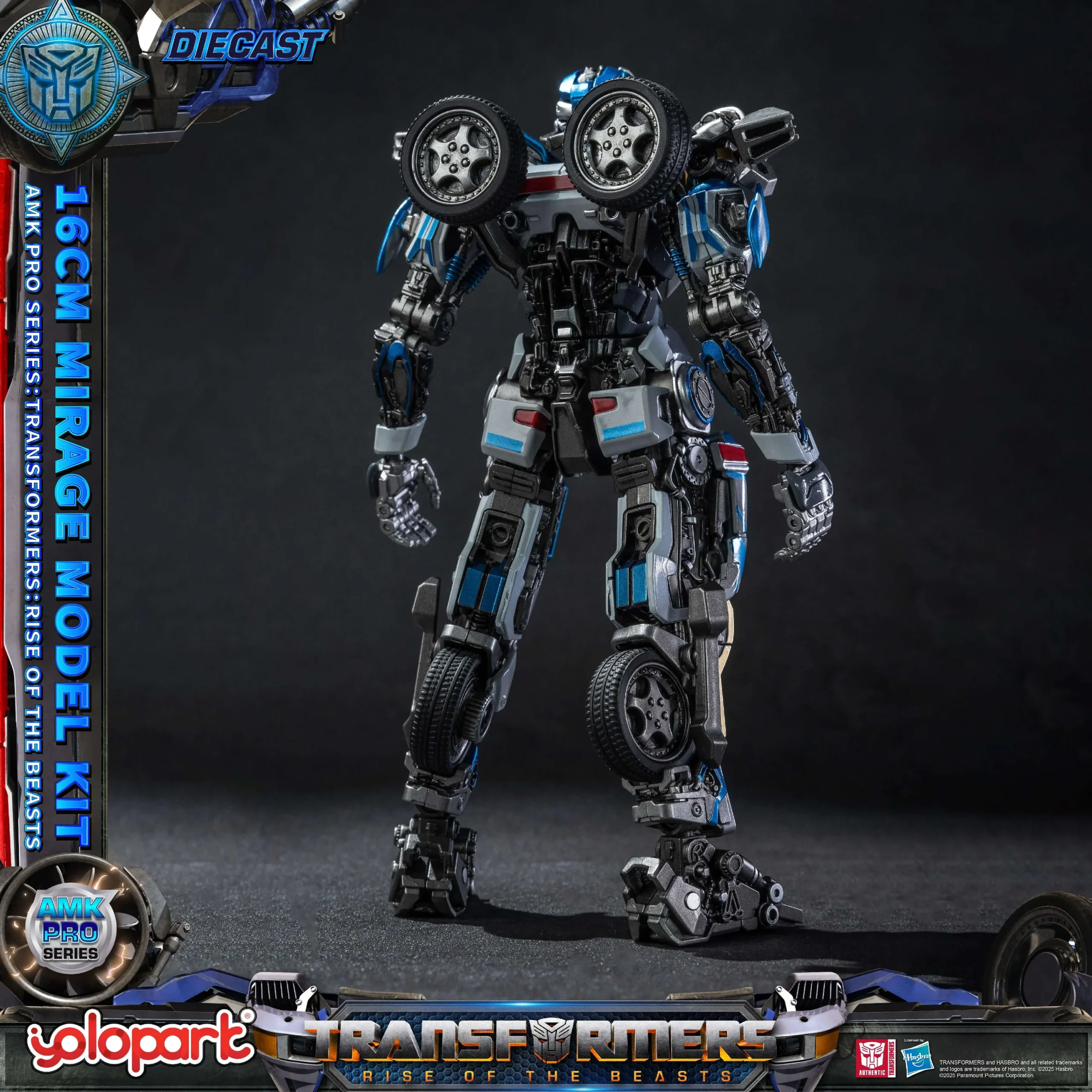 Transformers Rise of the Beasts 16cm Mirage Model Kit AMK PRO Series By Yolopark