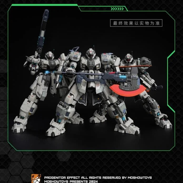 Progenitor Effect Illustrious Class ZY006 Team Foxhound Butcher Mecha Action Figure Set