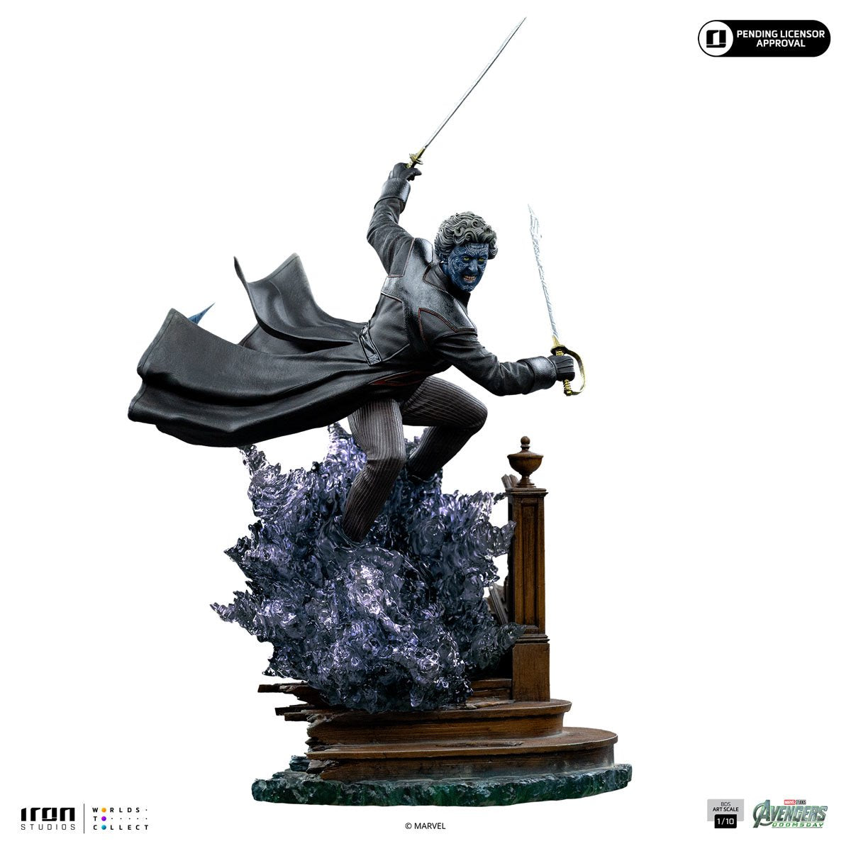 Avengers: Doomsday Nightcrawler Battle Diorama Series Art Scale 1:10 Statue