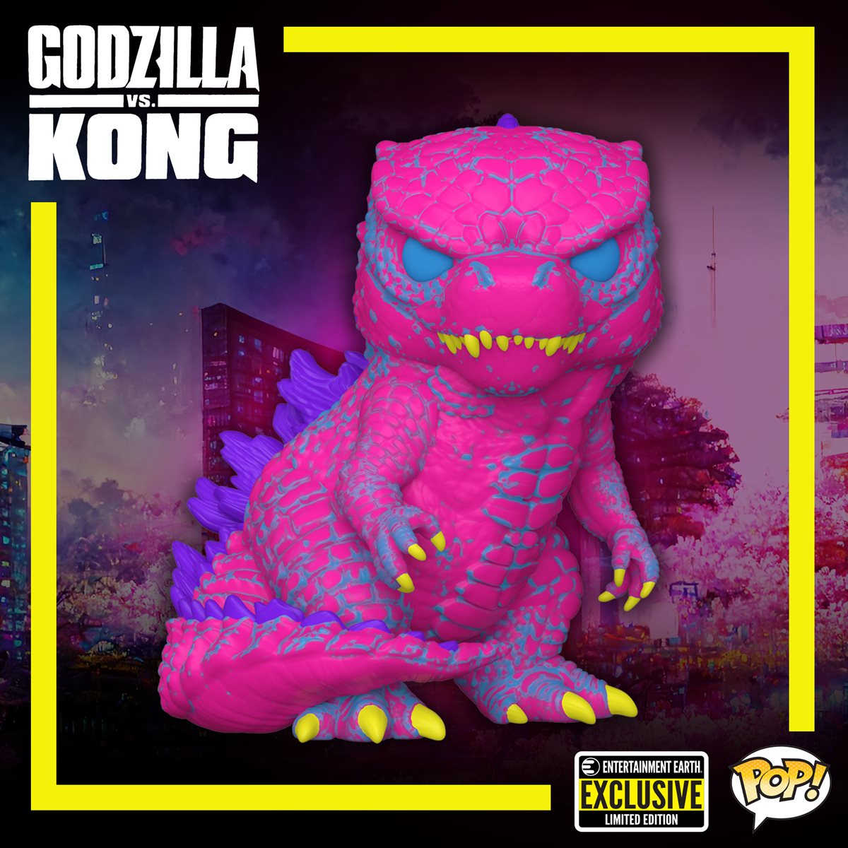 Godzilla vs. Kong Godzilla Black Light Funko Pop!