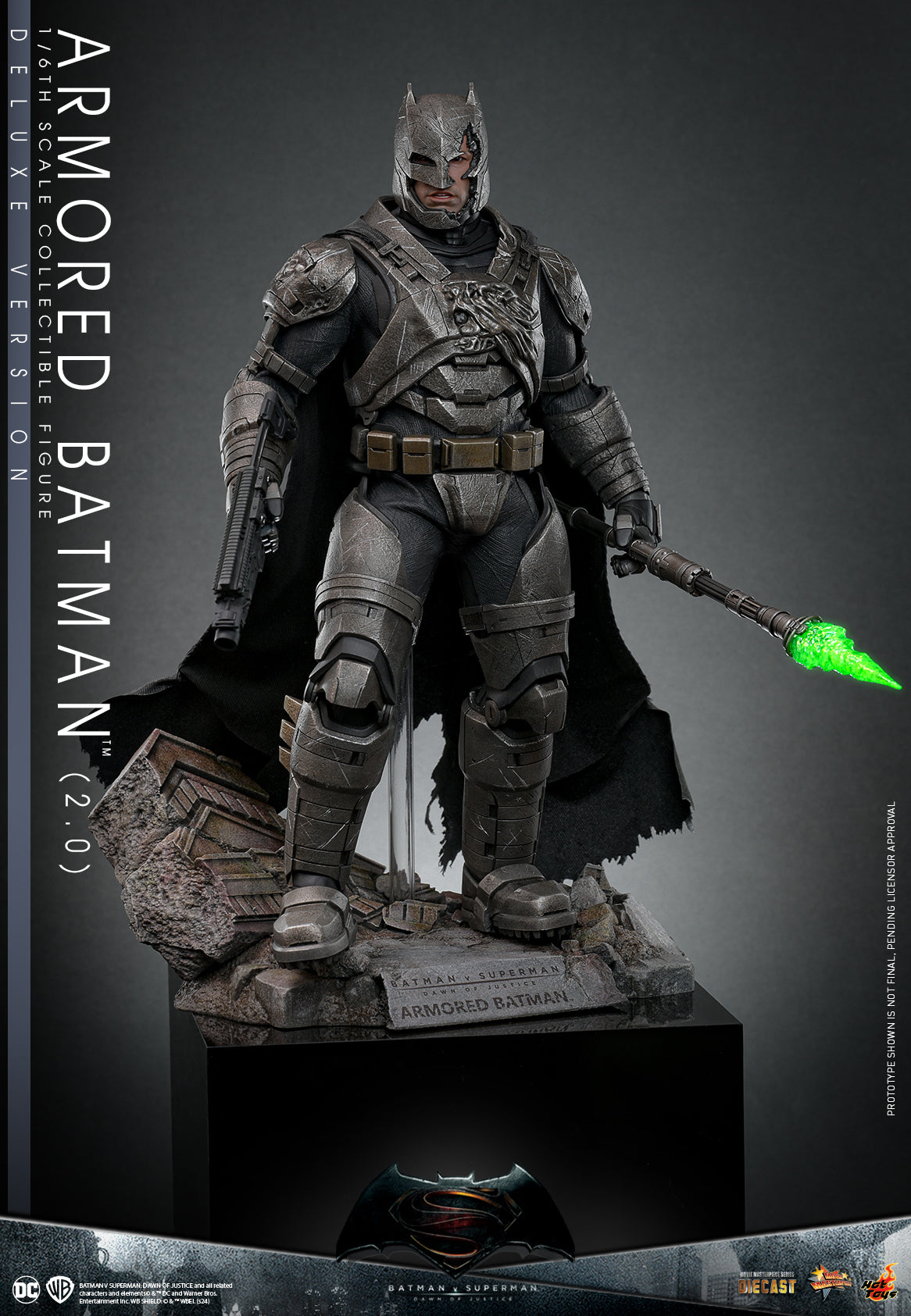 Armored Batman (2.0) (Deluxe Version) Figure by Hot Toys