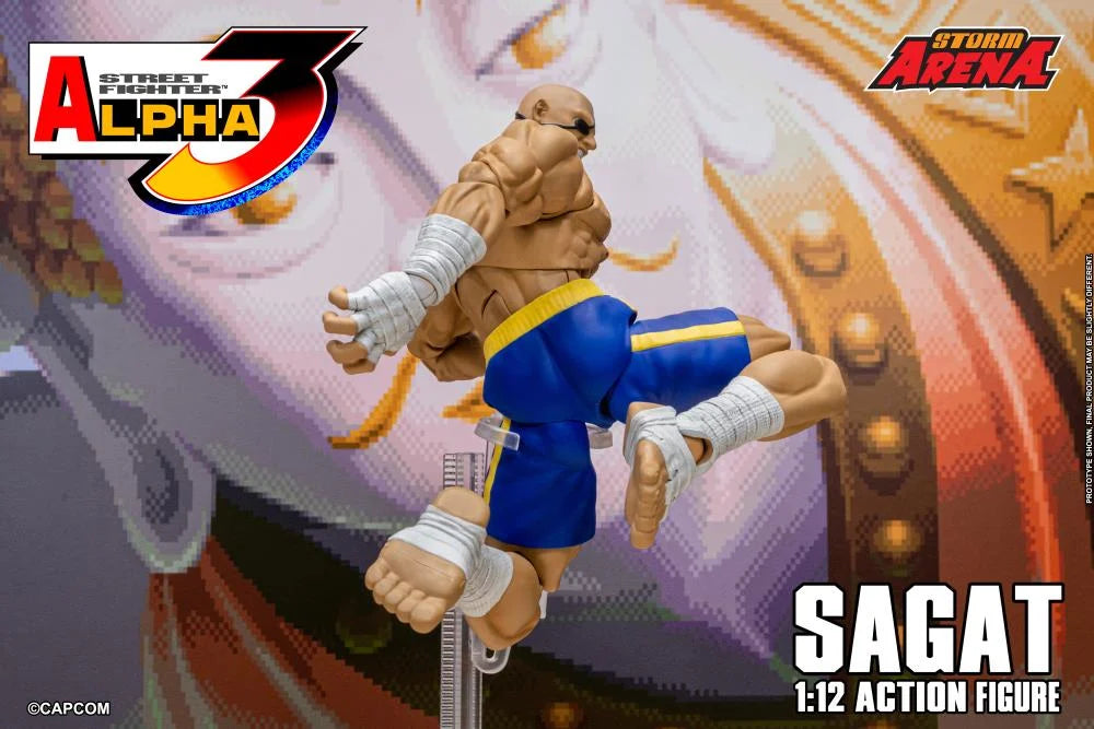 Sagat STREET FIGHTER ALPHA 3 (STORM ARENA) 1/12 Scale By Storm Collectibles