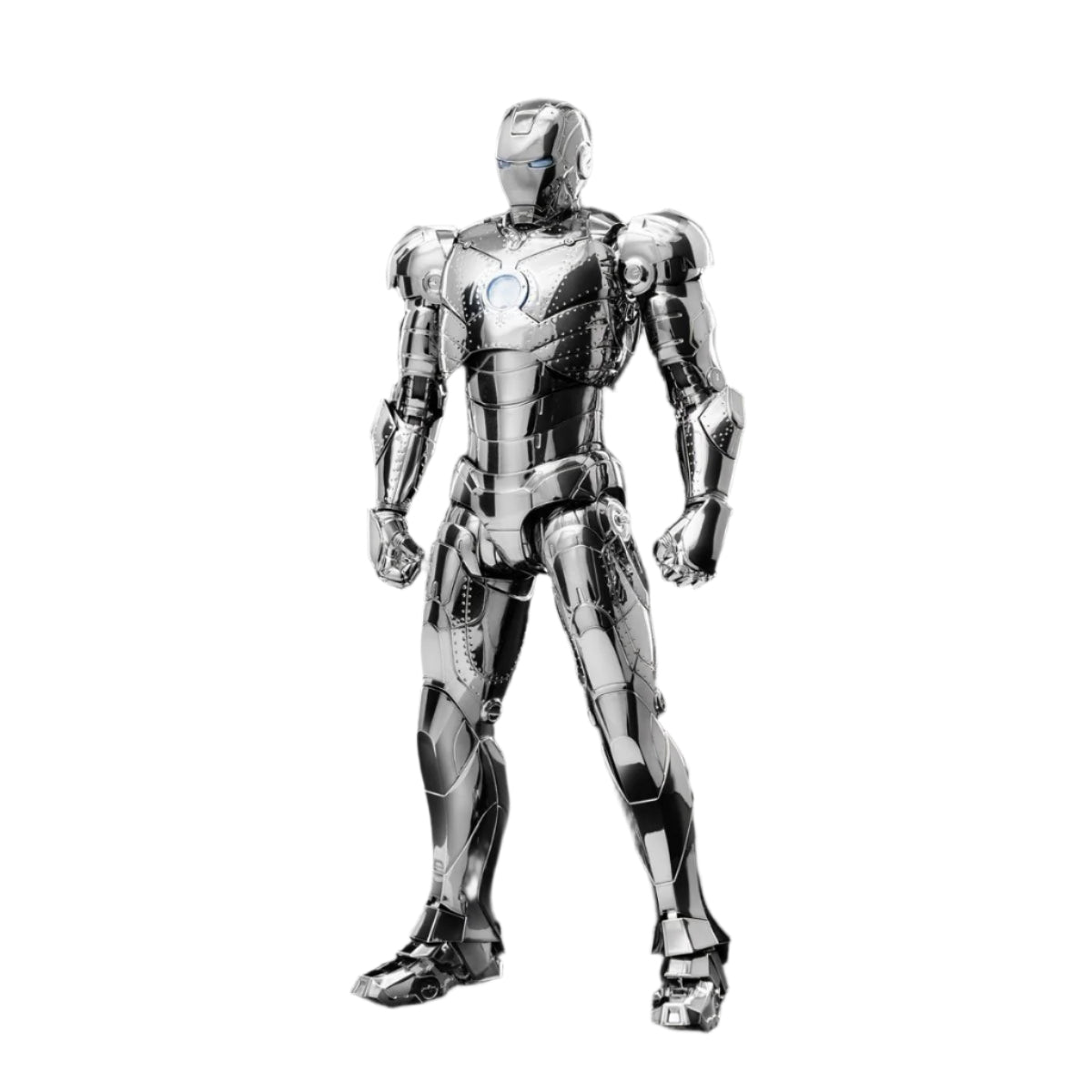 Marvel Studios: The Infinity Saga Iron Man Mark 2 (Chrome Edition) DLX Figure By Threezero