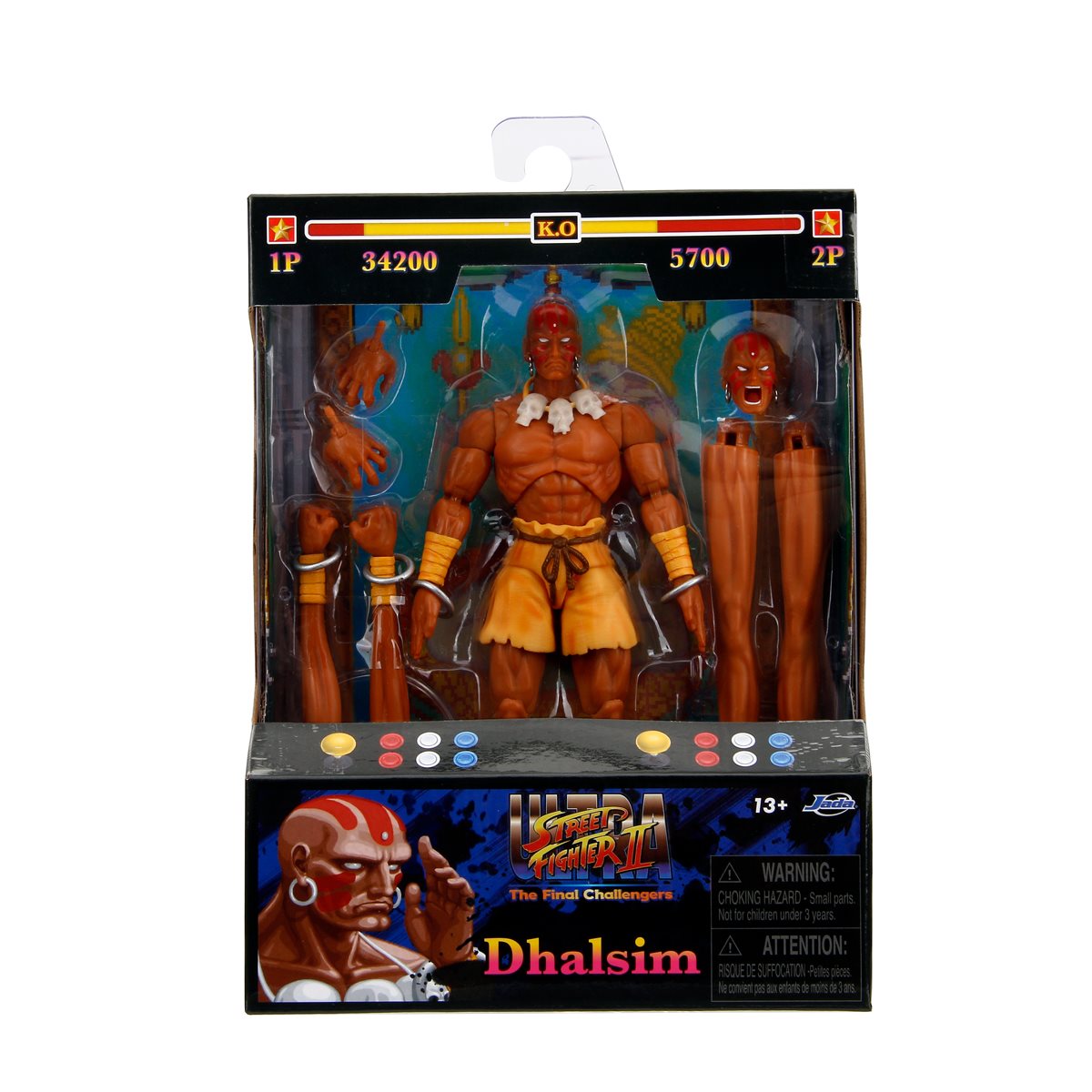 Ultra Street Fighter II Dhalsim 6-Inch Scale Action Figure by Jada Toys