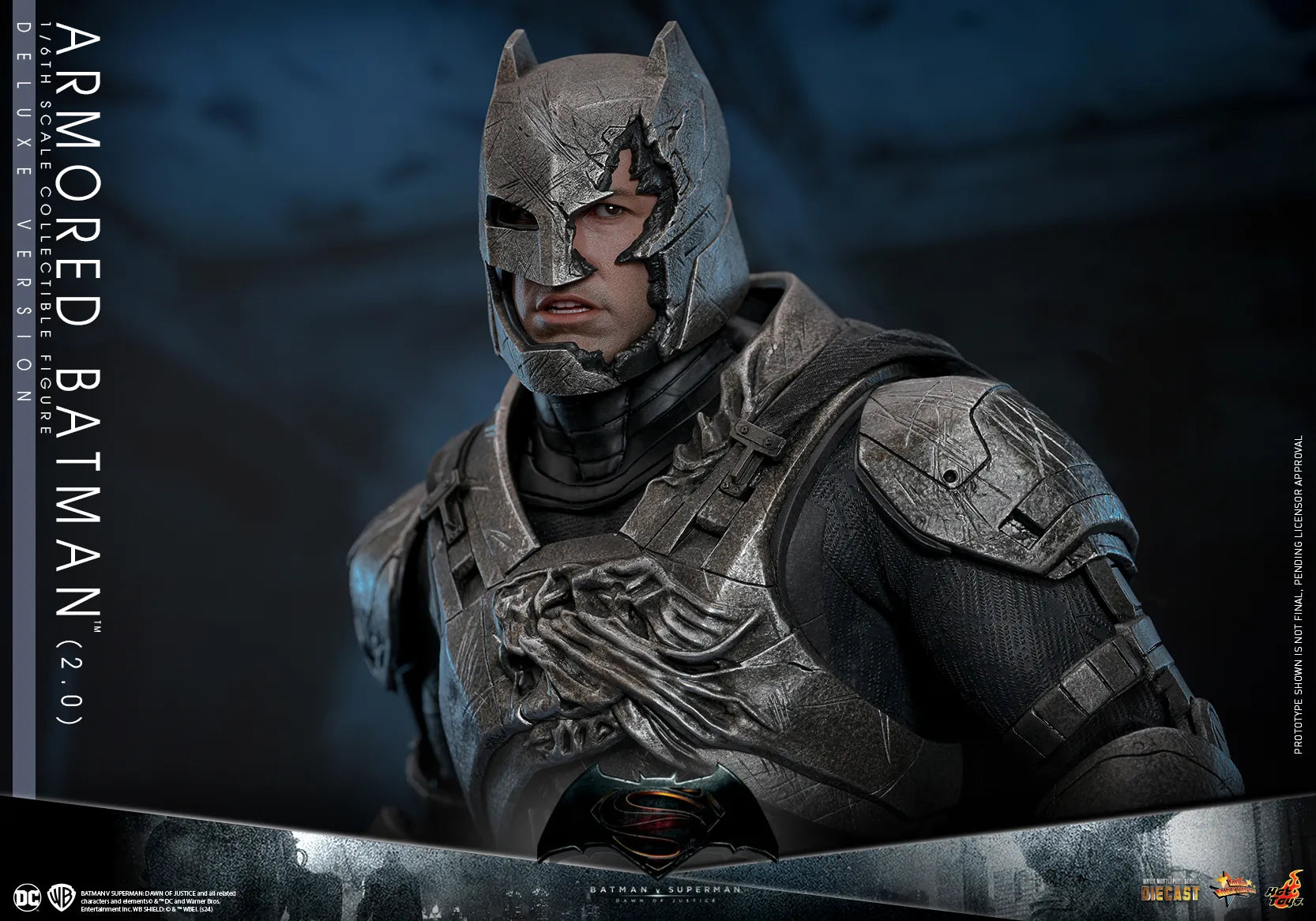 Armored Batman (2.0) (Deluxe Version) Figure by Hot Toys