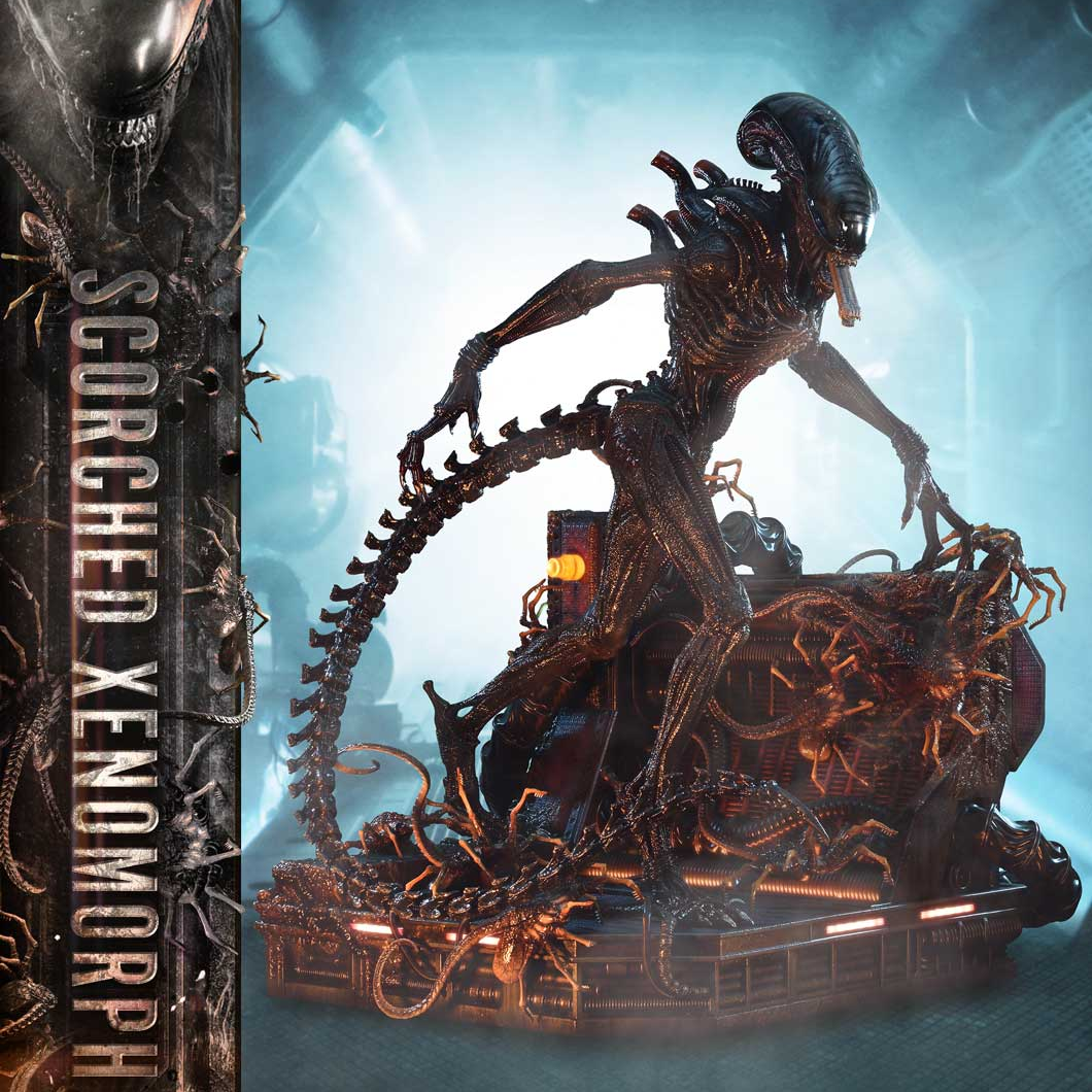 Alien Romulus Scorched Xenomorph DX Bonus Version By Prime 1 Studio