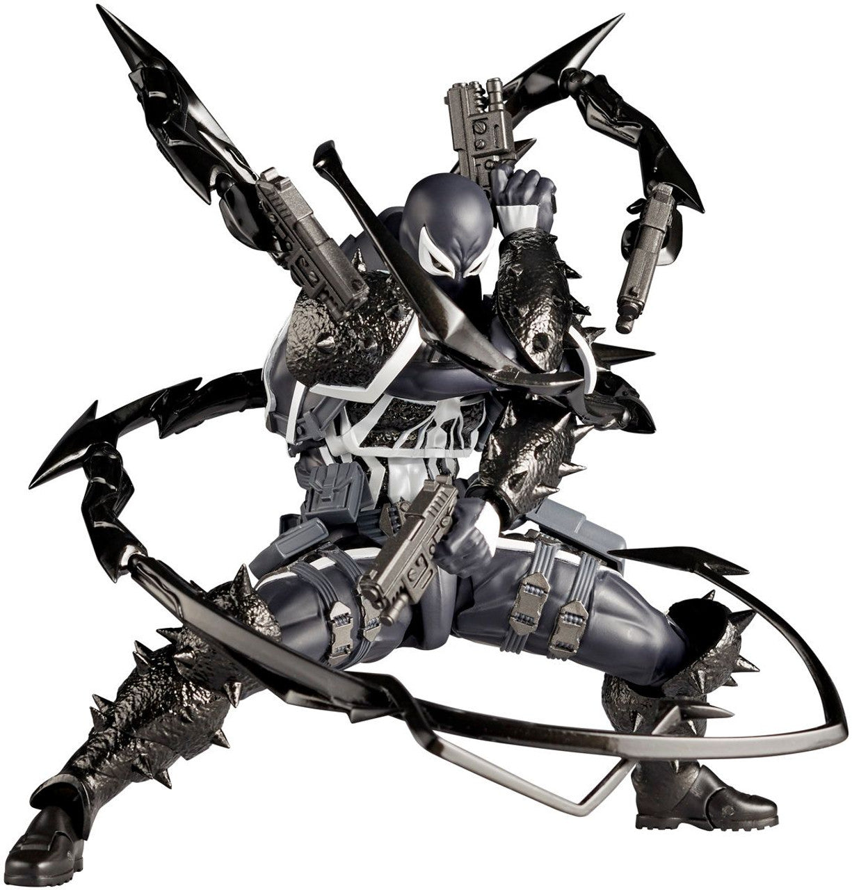 Amazing Yamaguchi Venom フィギュア Revoltech Amazing Yamaguchi Agent Venom (Reissue) Action Figure