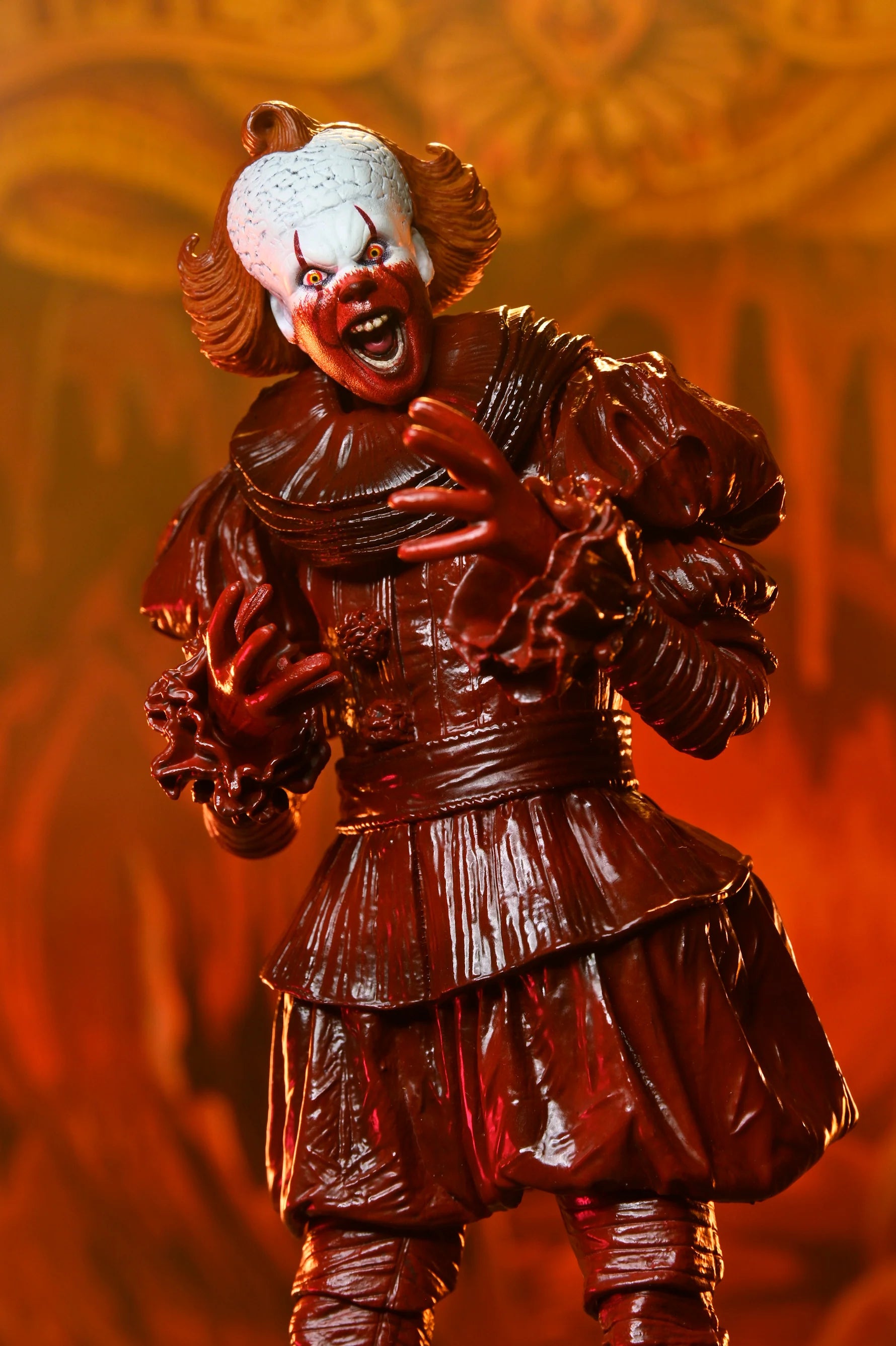 IT Welcome to Derry Ultimate Blood Pennywise Action Figure By NECA