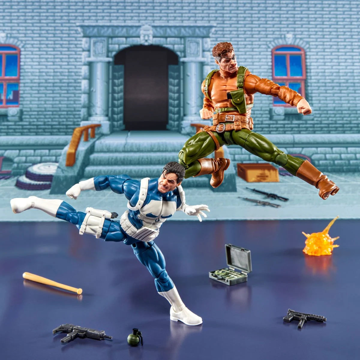 Punisher Marvel Legends Gamerverse Punisher and Nick Fury Action Figures