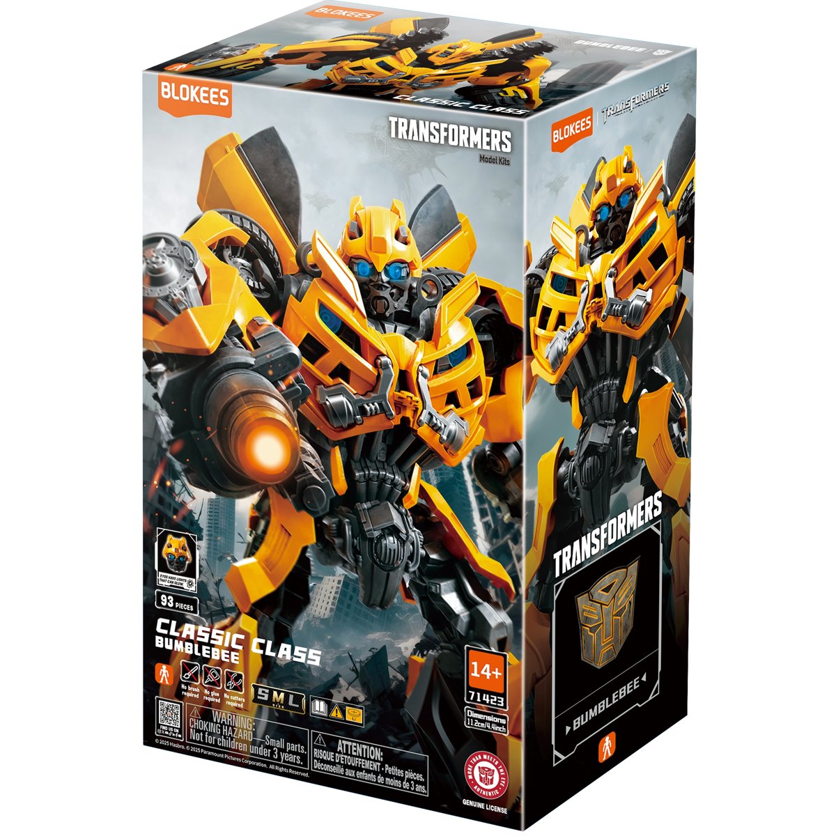 Blokees Transformers Classic Class Dark of the Moon Bumblebee CC23 Blokees Model Kit