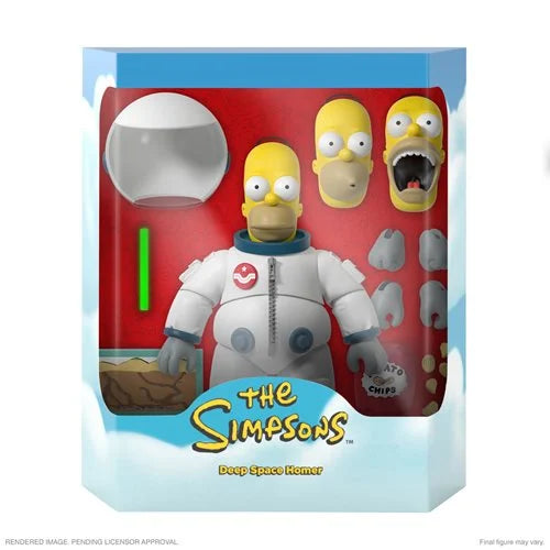 The Simpsons Ultimates Deep Space Homer 7-Inch Action Figure By Super 7