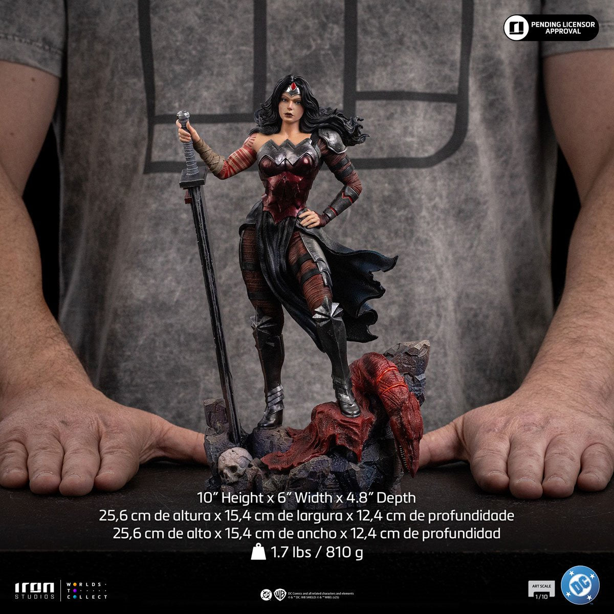 Wonder Woman Absolute - DC Comics Art Scale 1/10 Statue by Iron Studios