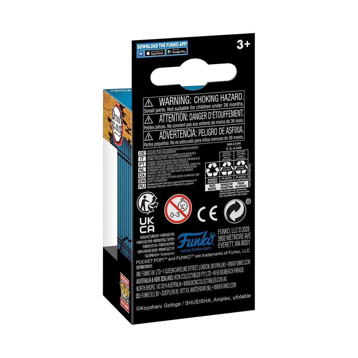 Demon Slayer: Kimetsu no Yaiba Nezuko Kamado Funko Pocket Pop! Key Chain