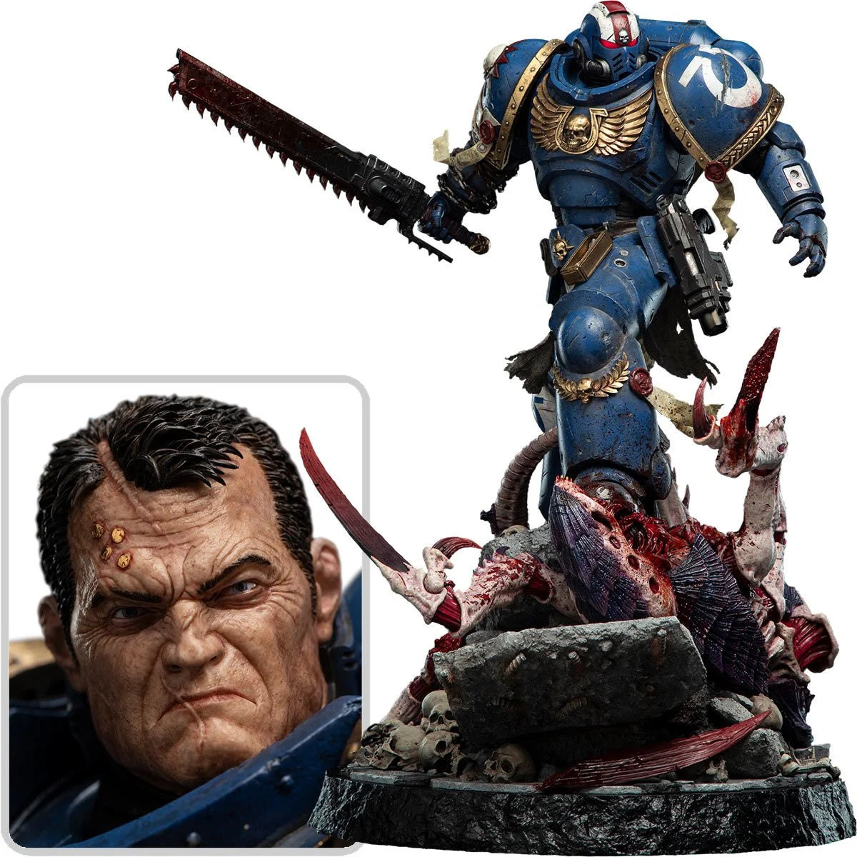 Warhammer 40k Lieutenant Titus Limited Edition Statue by Weta