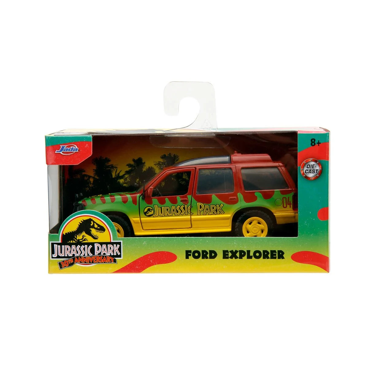Hollywood Rides Jurassic Park 1993 Ford Explorer 1:32 Scale Die-Cast Metal Vehicle
