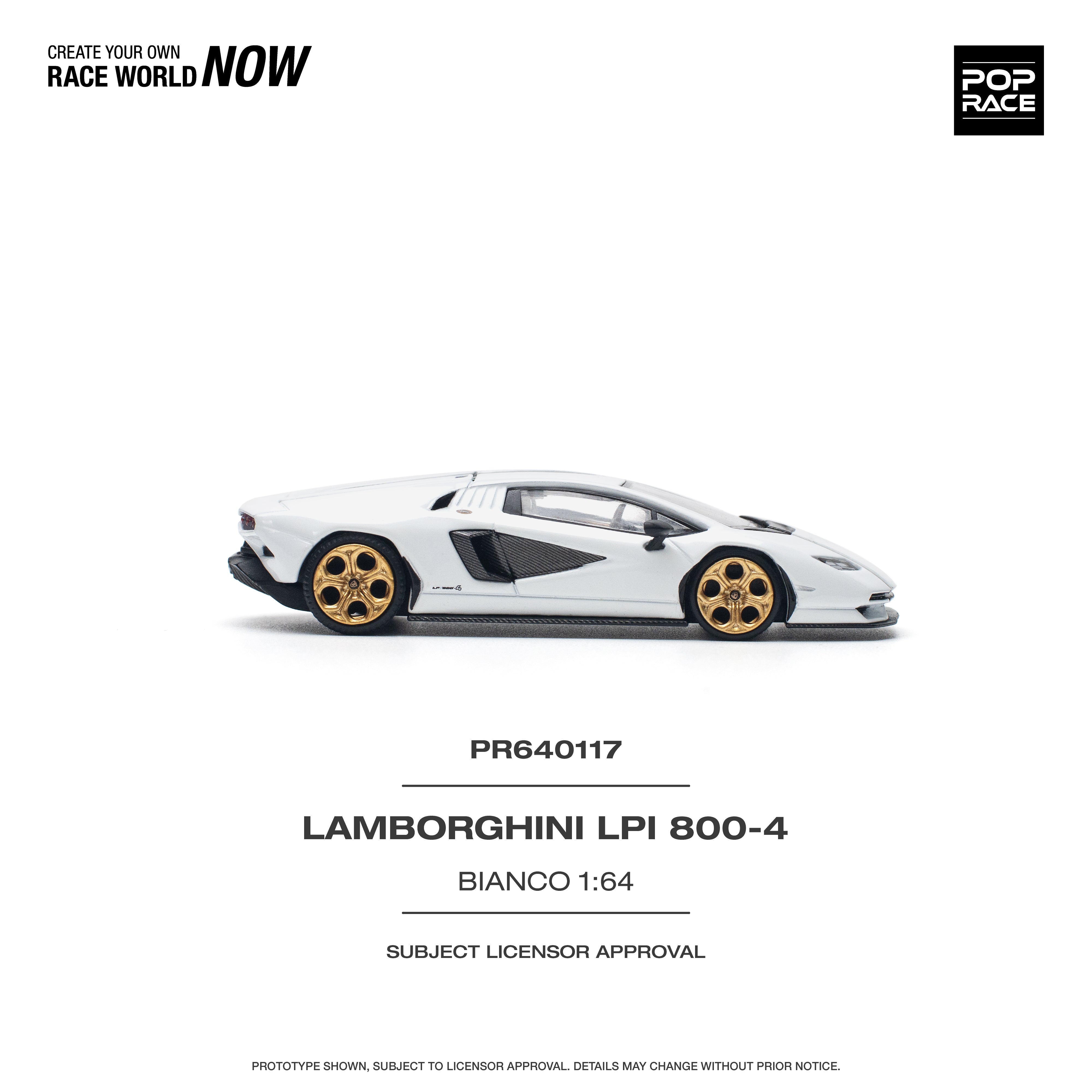 Lamborghini Countach LPI 800-4 Bianco Sid PR640117 by Pop Race