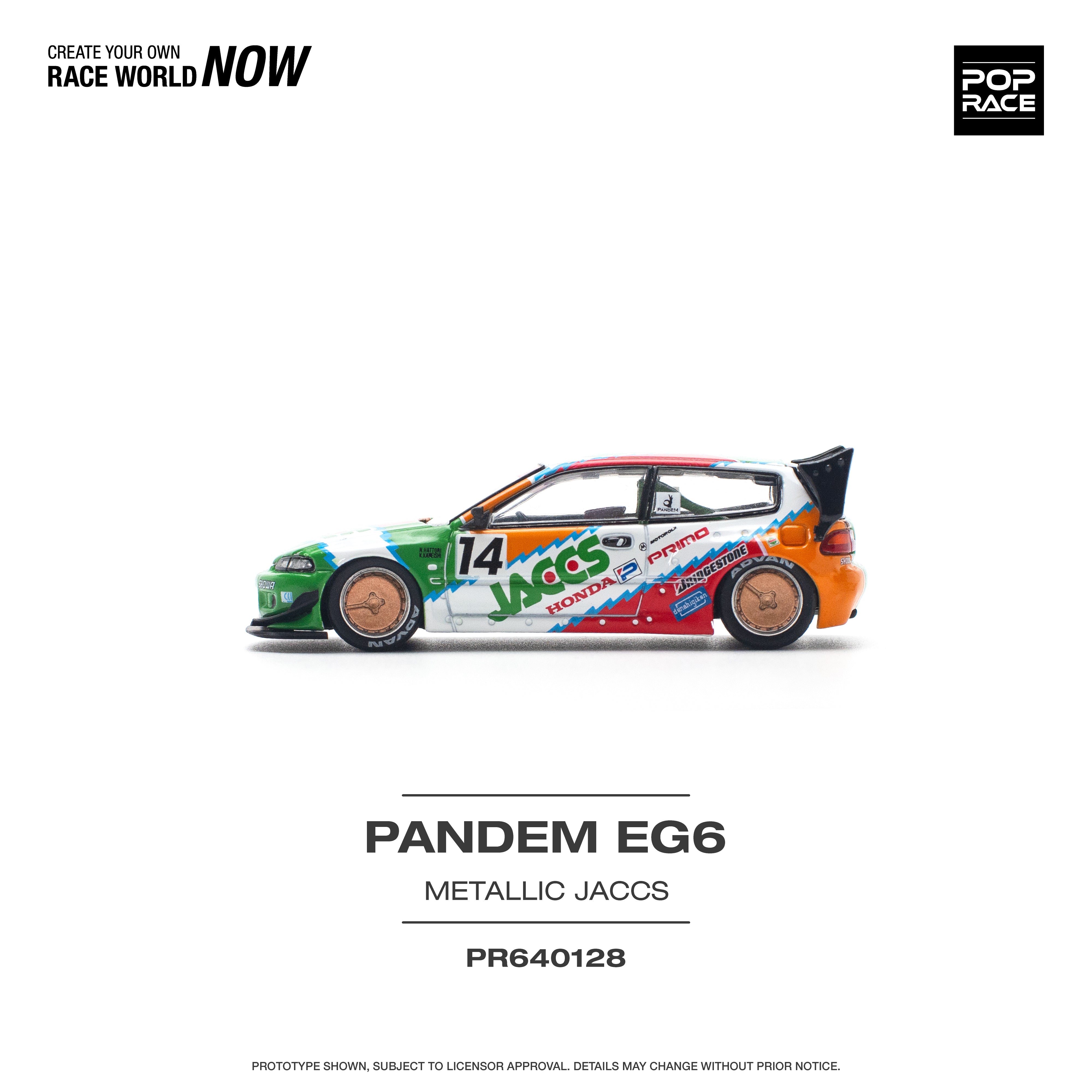 Pandem Civic EG6 v1.5 Metallic JACCS PR640128 by Pop Race