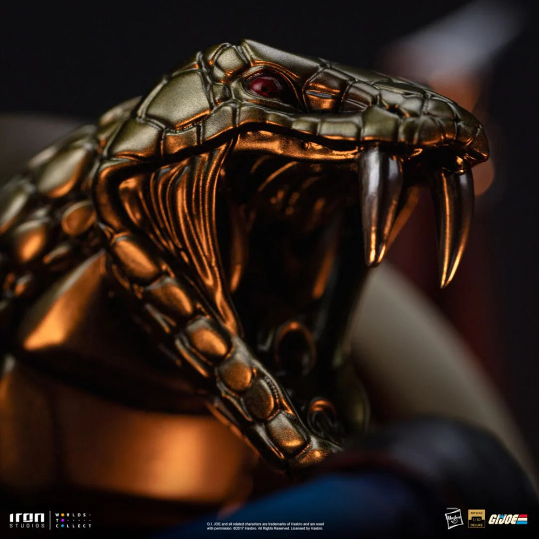 GIJOE Cobra Commander Statue By Iron Studios