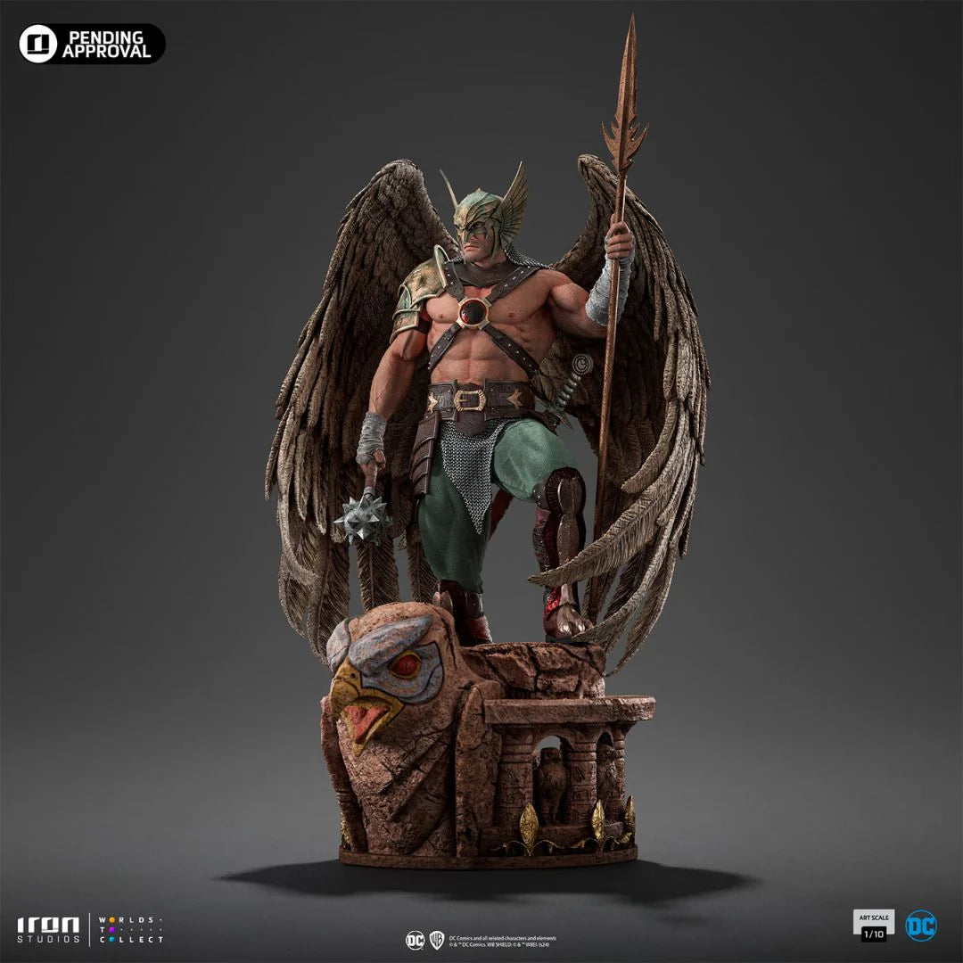 Hawkman 10th Anniversary Statue By Iron Studios