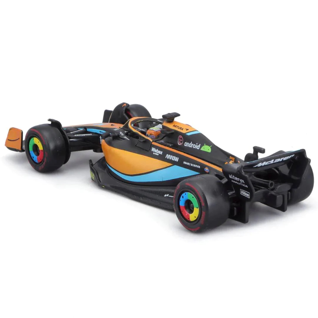 2022 McLaren MCL36 #3 Daniel Ricciardo 1:43  Scale Model Car Collectible By Bburago