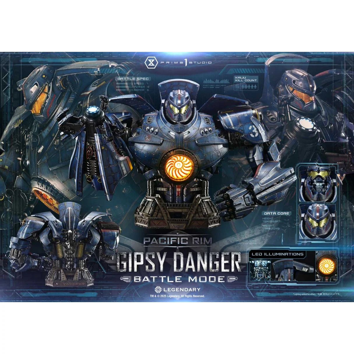 Gipsy Danger Battle Mode (Regular Version) Statue By Prime1 Studio