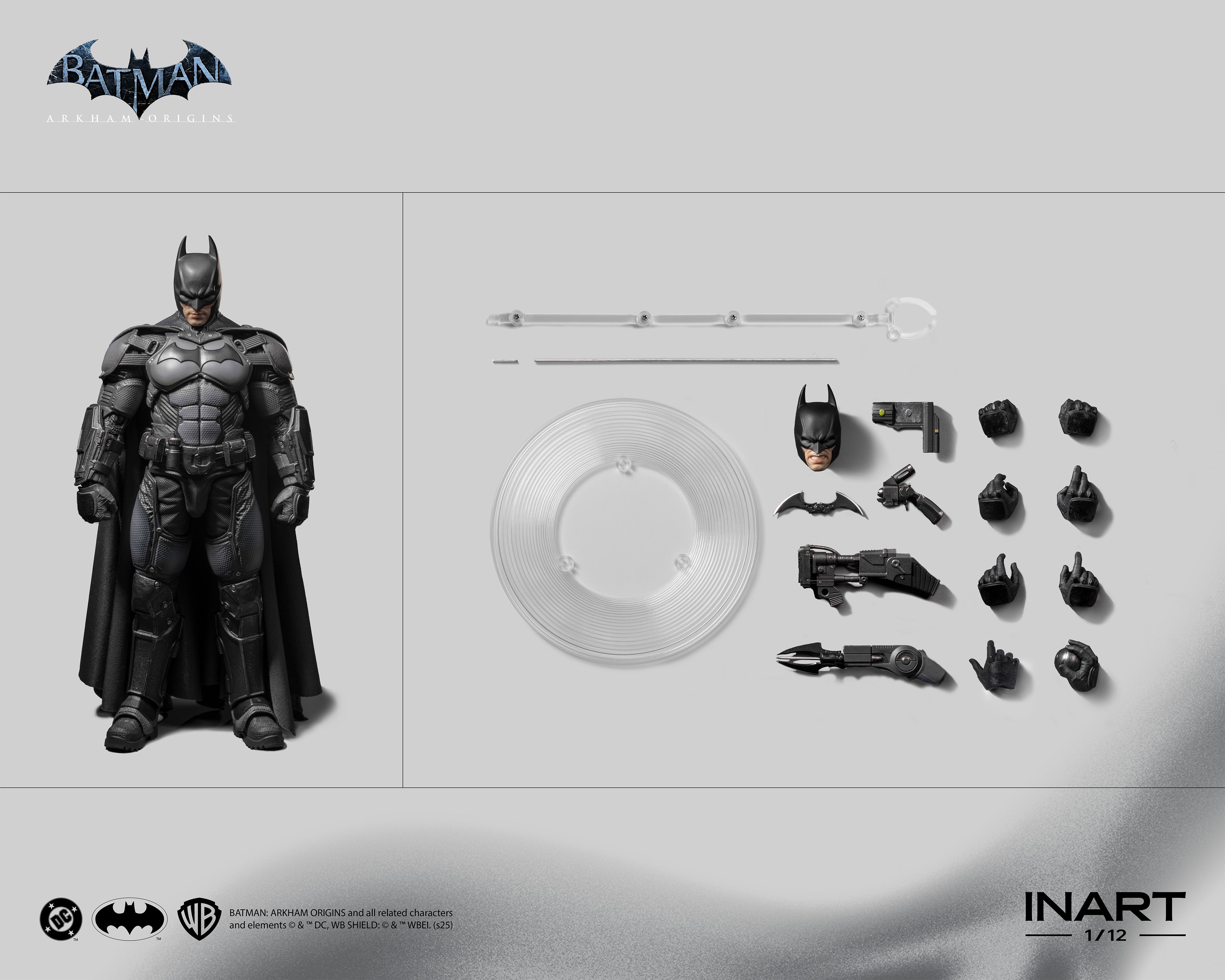 Batman Arkham Origins Batman 1/12 Scale Figure by Inart
