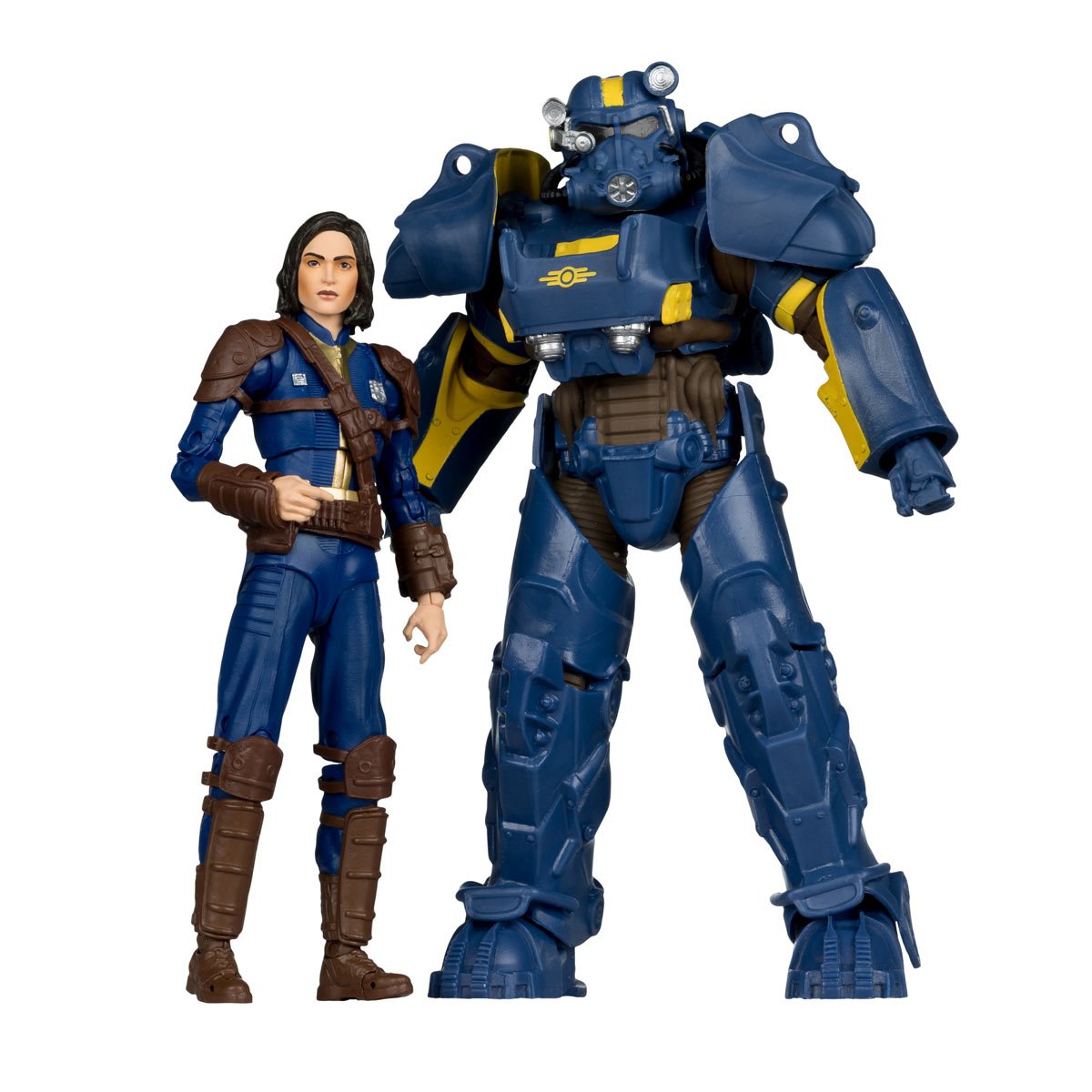 Fallout 4 T-60 Vault Tec and Sole Survivor Action Figure 2 Pack Exclusive