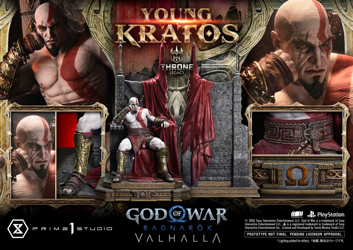 God of War: Ragnarok Young Kratos Bonus Version Statue