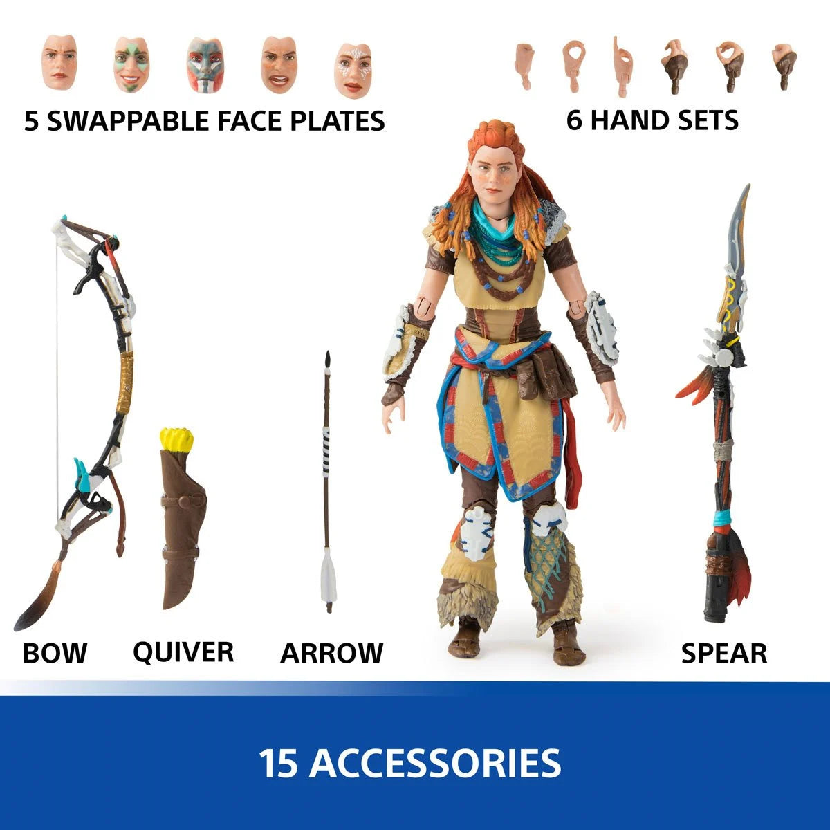 Horizon Forbidden West Shapes Collection Aloy 6-Inch Deluxe Action Figure