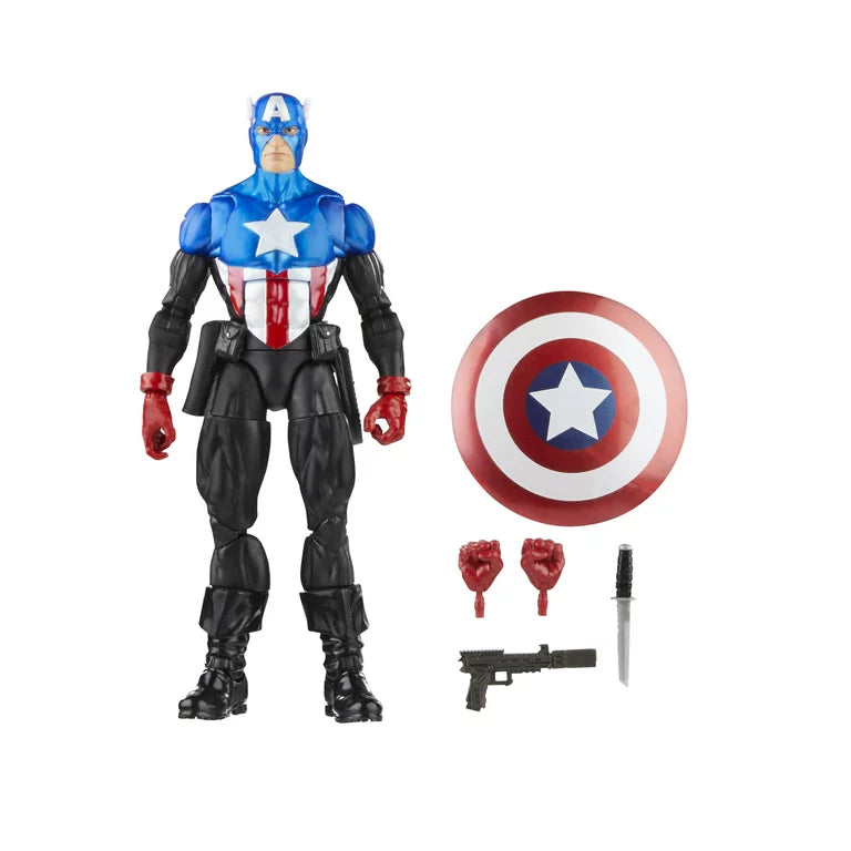 Marvel Legends Captain America Bucky Barnes Avengers 60th Anniversary Action Figure