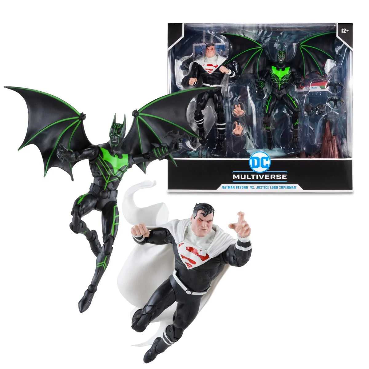 DC Multiverse Batman Beyond vs. Justice Lord Superman Action Figure 2-Pack